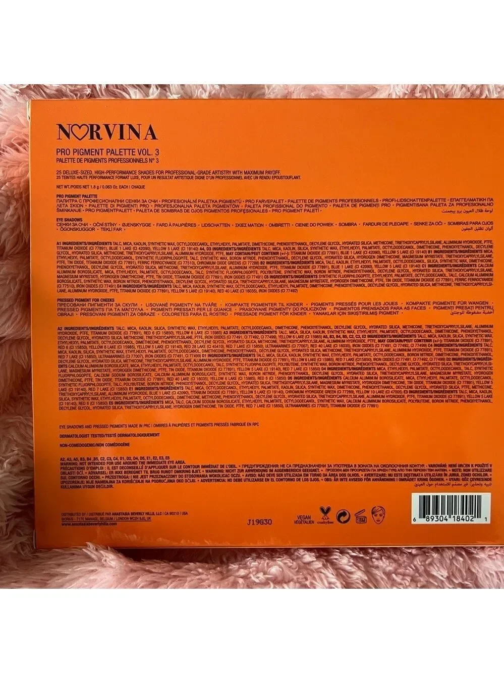 Anastasia Beverly Hills Norvina Vol 3 Pro Pigment Palette